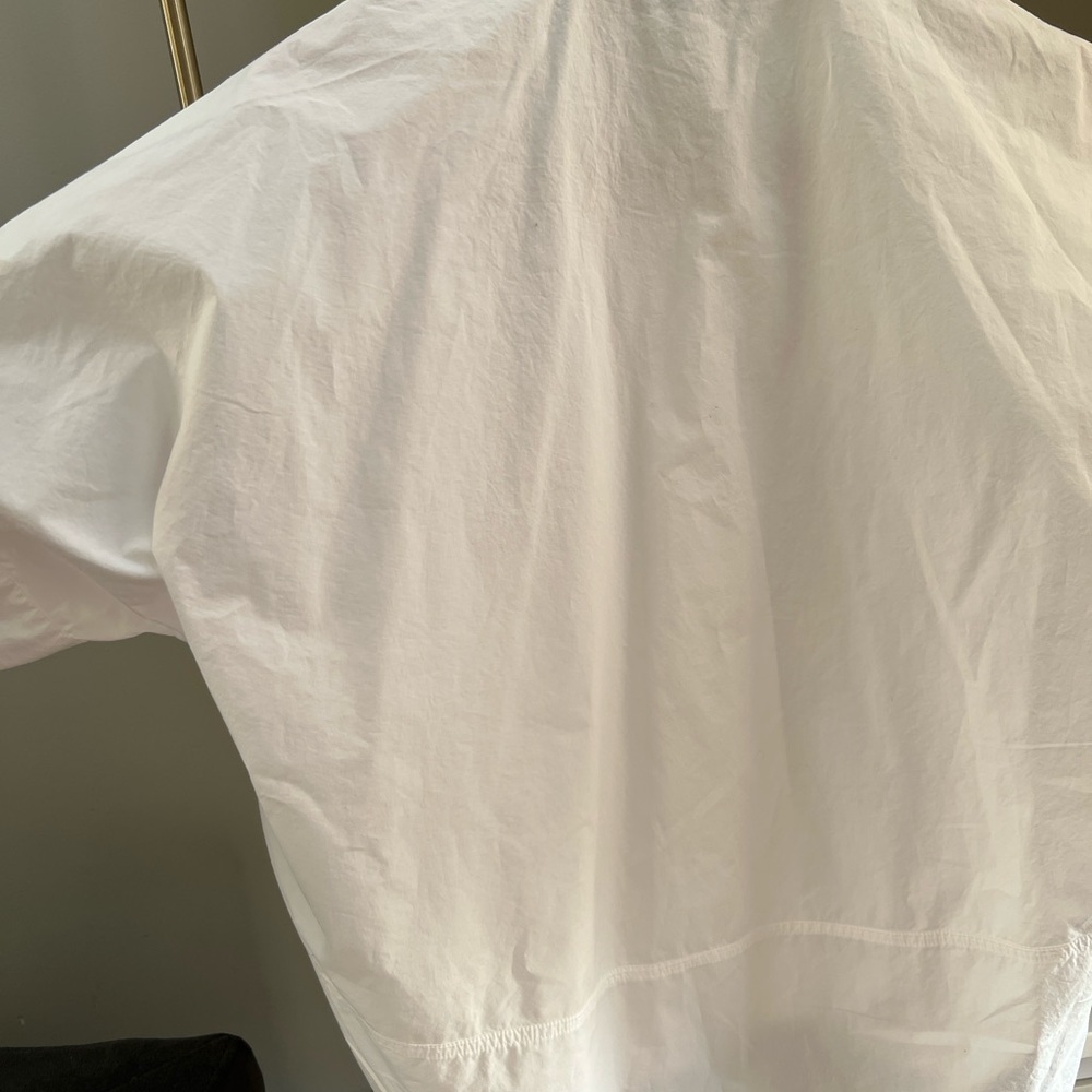 100% Cotton ✨ Adolfo Dominguez White Button-Front Shirt Size 6 - Picture 5 of 7